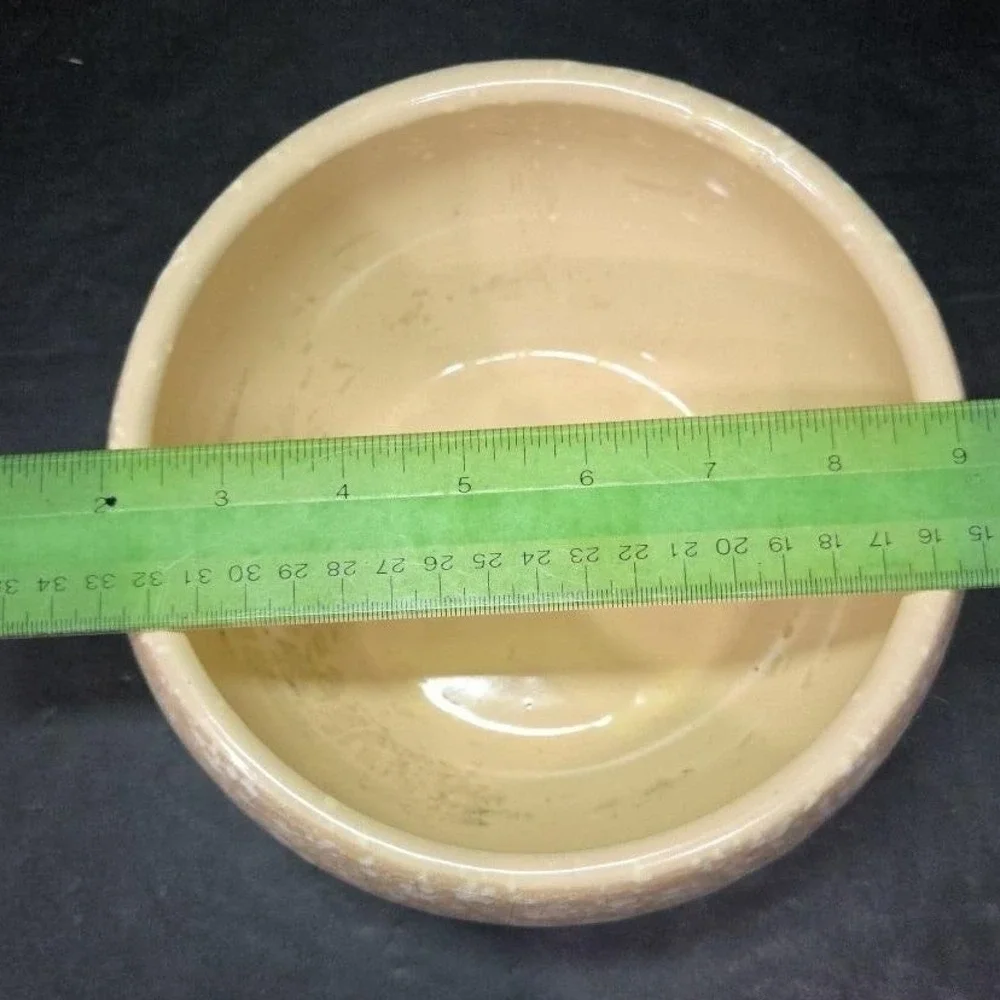 WoodWick Island Coconut Speckled Bowl, Empty Ceramic‎ Candle Vessel, Pottery